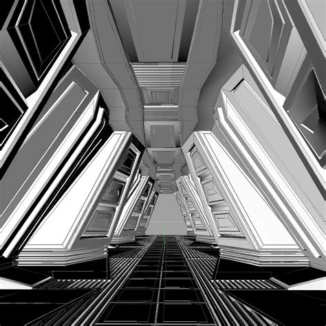 Sci Fi Corridor 3D Model $9 - .obj .fbx .c4d .3ds - Free3D