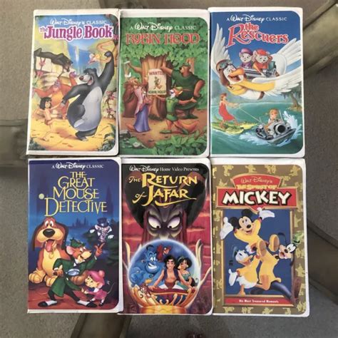 Lot De Bandes Vid O Walt Disney Vhs Dition Diamant Noir Les