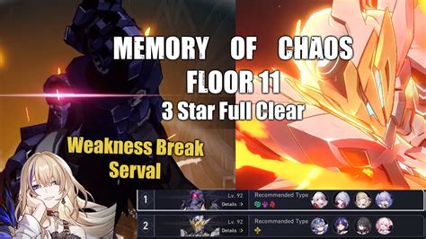 MoC Floor 11 Ver 2 0 No Black Swan Kafka Weakness Break Serval