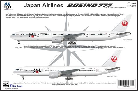 HASEGAWA 14 Jal Japan Airlines Boeing 777-200 1/200 Scale, 60% OFF