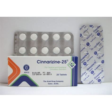 Cinnarizine 25mg Tablets Rosheta Saudi Arabia