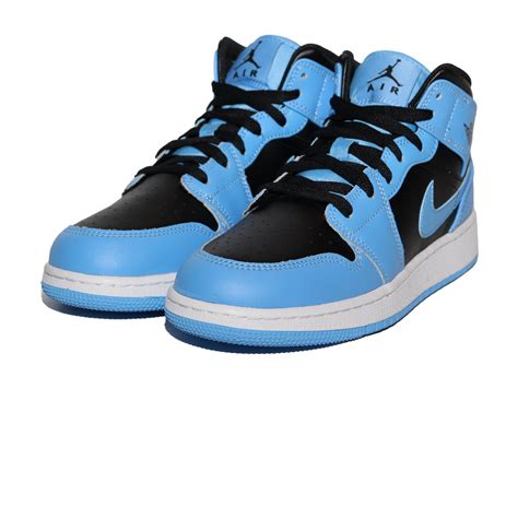 Air Jordan 1 Mid (GS) 'University Blue' & SNEAKERBOX