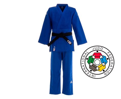 Купить Кимоно для дзюдо Champion 2 IJF Premium синее с серебристыми ...