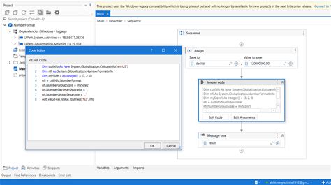 Decimal And Thousand Separator System CSV File Studio UiPath