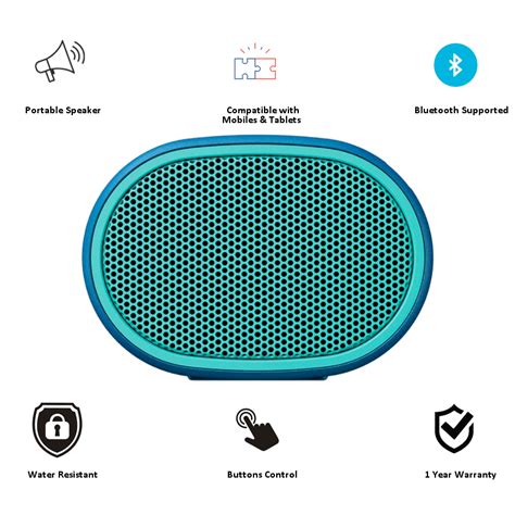 Buy Sony Extra Bass Portable Bluetooth Speaker Srs Xb01 Blue Online Croma