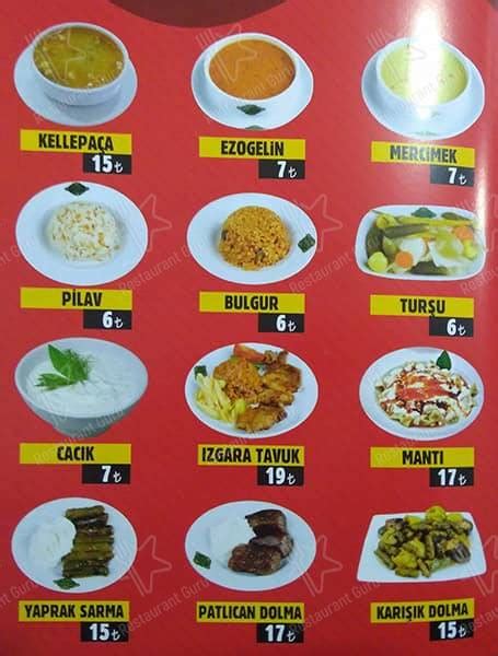 Menu At Kurufas Lye Diyar Oltu Ca Kebab Istanbul