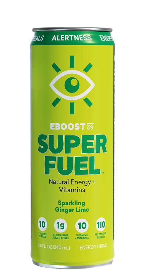 SUPER FUEL Natural Energy + Vitamin Drink - Your Kick In A Can – EBOOST