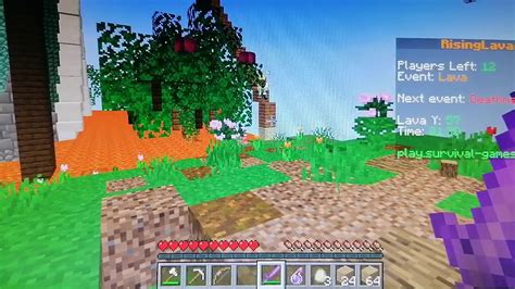 Minecraft Minihry Survival games Rising Láva Faily 17 YouTube