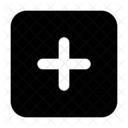 Plus Sign Icon - Download in Glyph Style