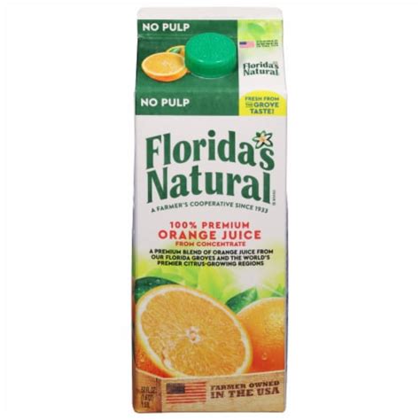 Florida's Natural® No Pulp Orange Juice, 52 fl oz. - QFC