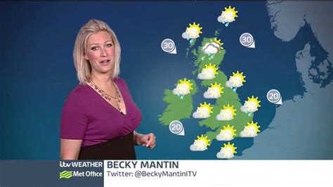 Pin on Becky Mantin (ITV Weather Girl)