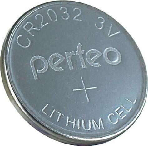 Характеристики Батарейка CR2032 литиевая Perfeo CR2032/1BL Lithium Cell ...