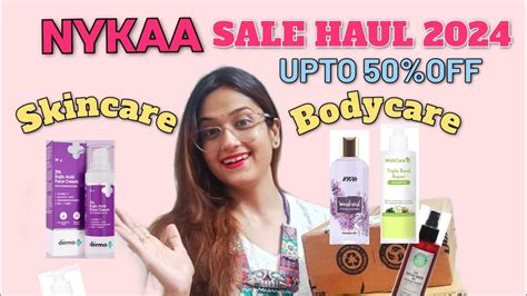 Huge Nykaa Sale Haul 2024 Nykaa Beauty Haul Upto 50 Off Skincare