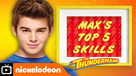 The Thundermans Maxs Top 5 Skills Nickelodeon Uk Youtube