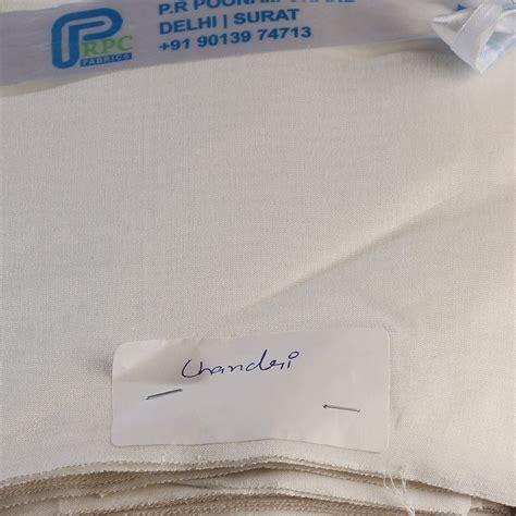 Chanderi Plain Fabric Plain Solids White At Rs 160 Meter In New Delhi