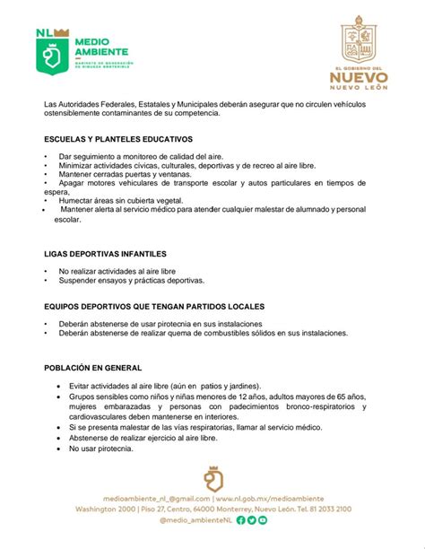 Secretar A De Medio Ambiente On Twitter Alerta Por Mala Calidad Del