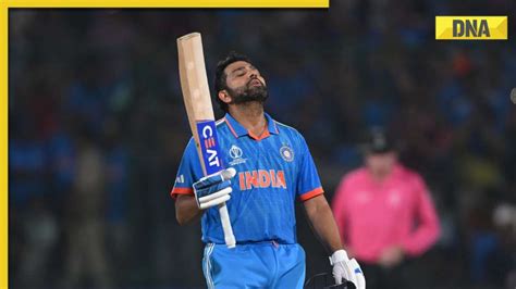 IND Vs AFG World Cup 2023 Rohit Sharma S Century Guides India To 8