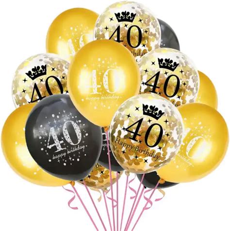 Amazon.com: 40th birthday balloons-Sweet 40th birthday balloons-40th ...