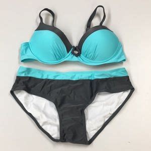 Swim Blue Strapless Bikini Poshmark