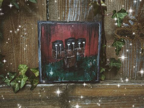 Wither Minecraft Painting Original Acrylic | Etsy