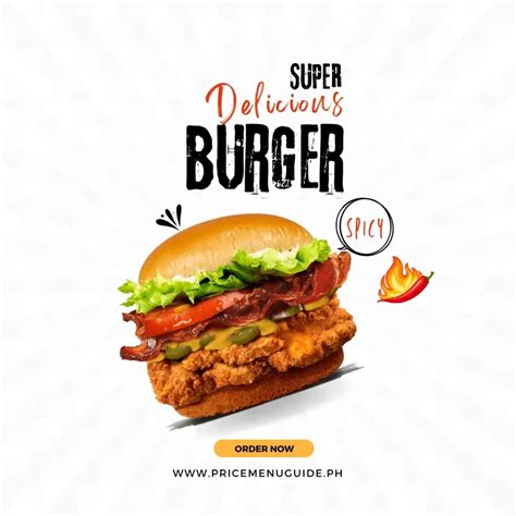 Burger King Menu Prices Philippines January Updated