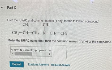 Solved Give The Iupac Name For Each Of The Following Amides Chegg