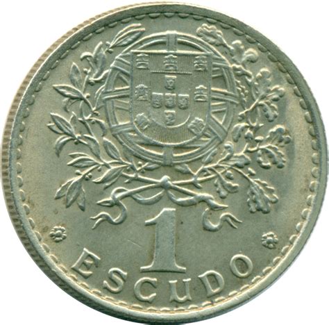 PORTUGAL COIN 1 ESCUDO 1951 COPPER NICKEL KM 578 Numismatica Cameroni