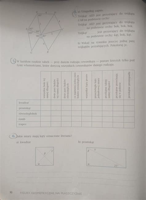 witam czy ktos wie jak rozwiązać zadanie 4 5 6 32 z cwiczen klasa 8 w