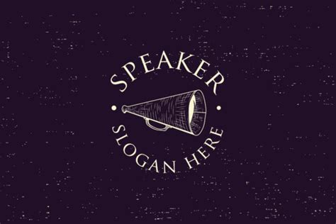 Speaker Logo Templates Graphic By Storictype Creative Fabrica