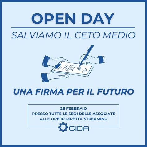 CIDA Lancia Open Day Per La Petizione Salviamo Il Ceto Medio 28