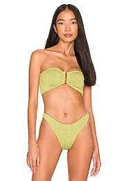 Bond Eye Margarita Bandeau Bikini Top In Ultraviolet Revolve