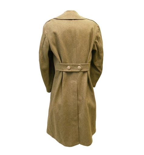 Us Army Wwii Trench Coat” Wool Overcoat General Army Navy Outdoor