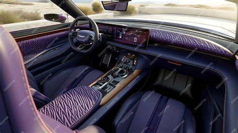 Premium Photo | Luxury car interior