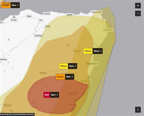 Storm Babet Aberdeenshires Red Weather Warning Extended As New Alerts