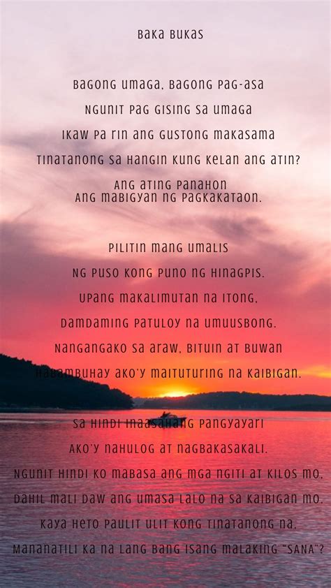 Poem Collection Filipino Poems About Love Poems Hugot