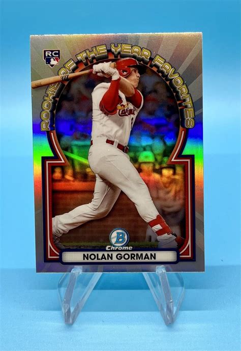 2023 Bowman Rookie Of The Year Favorites ROYF 5 Nolan Gorman RC EBay