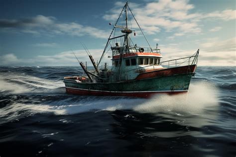 Premium Photo | Deep Sea Fishing Boats