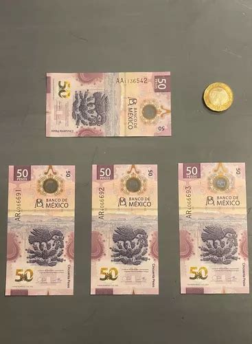 Colección Billetes 50 Pesos Mexicanos Ajolote Completa en venta en