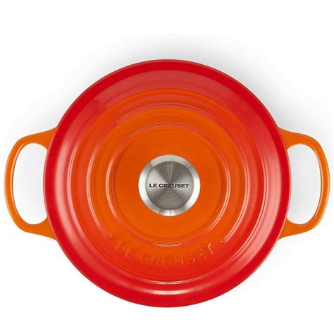 Le Creuset Signature Braadpan Cm Oranje Rood Meesterslijpers Nl