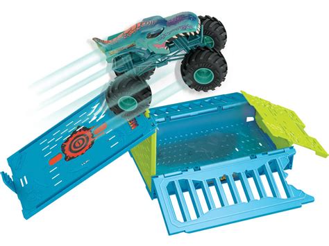 Hot Wheels Monster Trucks Mega Wrex mit Käfig Mattel HNC29 Juguetilandia
