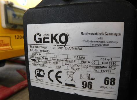 GEKO 2801 E-A/MHBA Stromerzeuger gebraucht