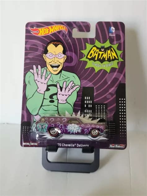 HOT WHEELS DC Comic Batman Classic TV Series Chevelle Delivery W RR S K EUR