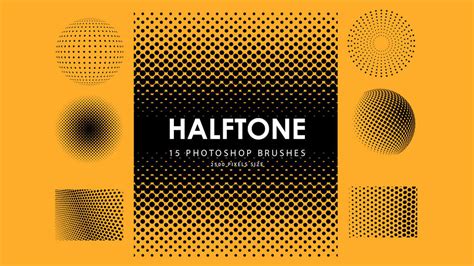 Halftone Brushes Free Photoshop Brushes