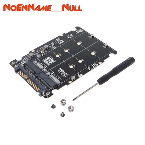 2 in 1 M.2 NVMe SATA Bus NGFF SSD to PCI e U.2 SFF 8639 Adapter PCIe M2 ...