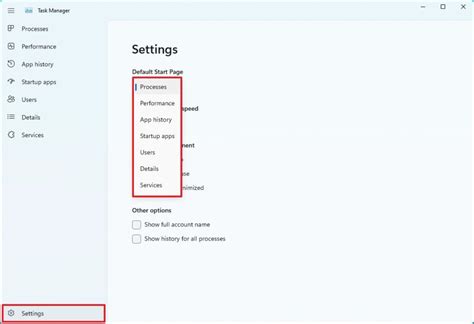 How To Change The Task Manager Default Startup Page On Windows 11