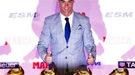 Cristiano Ronaldo Recibe La Bota De Oro Peri Dico Am