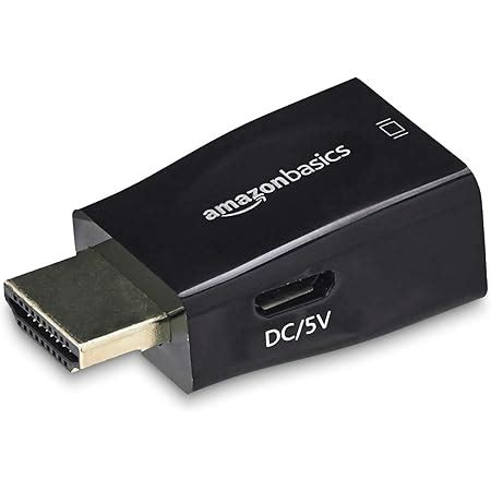 Goobay 44793 Kompakter HDMI VGA Adapter Inkl Audio HDMI Stecker Auf