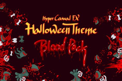 Hyper Casual Fx Halloween Theme Blood Pack Vfx Particles Unity