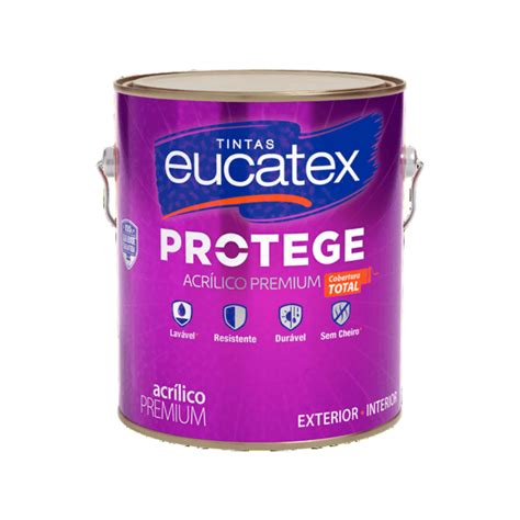 Protege Tinta Acrílica Premium Cobertura Total Fosco 3 6 Eucatex