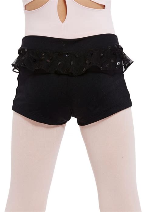 Girls Daisy Sequin Hot Pants Porselli Dancewear